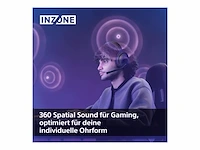Sony inzone h5 draadloze game koptelefoon zwart - afbeelding 3 van  4