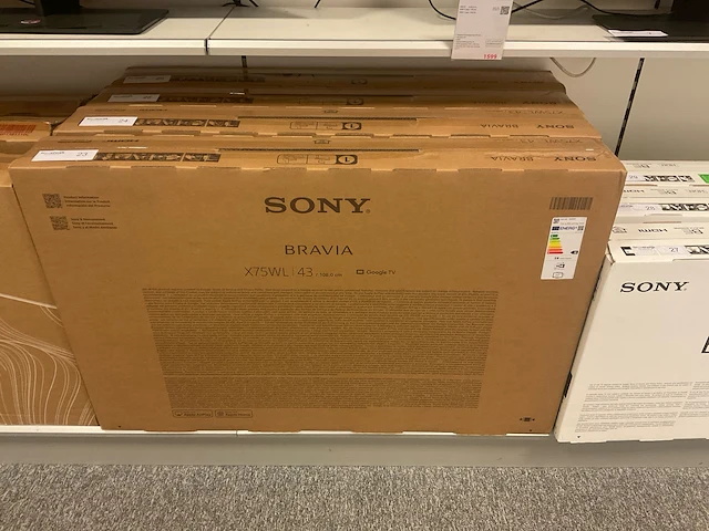 Sony kd-43x75wl televisie - afbeelding 2 van  2