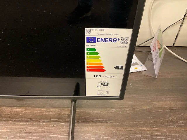 Sony kd65x75wlaep led televisie - afbeelding 2 van  4