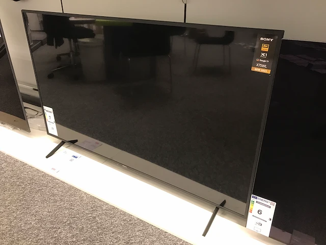 Sony kd65x75wlaep televisie, showmodel - afbeelding 5 van  5