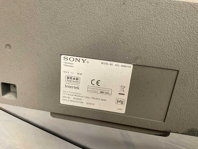 Sony kdl-49wd755 bravia televisie - afbeelding 5 van  6