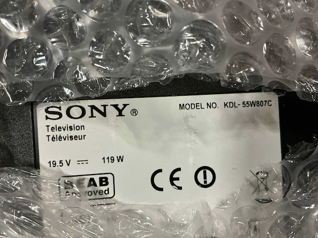Sony kdl-55w807c televisie - afbeelding 4 van  4