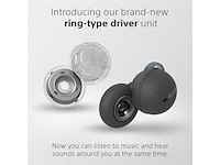 Sony linkbuds draadloze oordopjes grijs - afbeelding 3 van  4