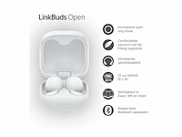 Sony linkbuds open draadloze oordopjes - wit - afbeelding 2 van  4