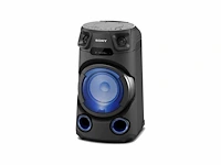 Sony mhcv13.cel audiosysteem met bluetooth + led-verlichting zwart - afbeelding 1 van  4