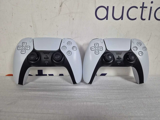 Sony playstation controller - ps5 - wit (2x) - afbeelding 2 van  2