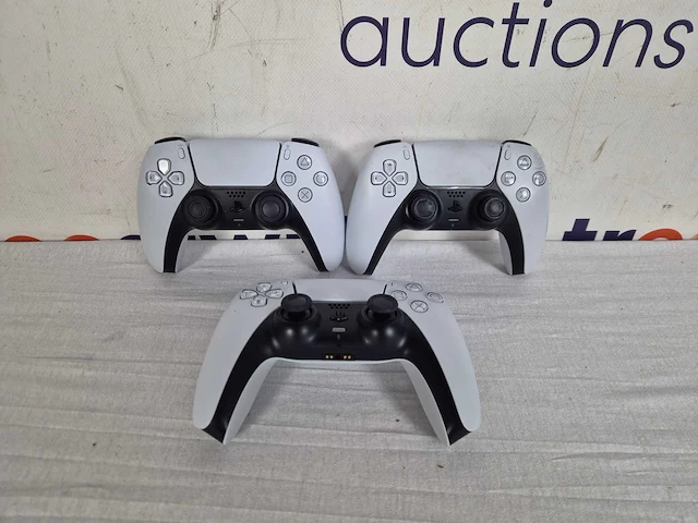 Sony playstation controller - ps5 - wit (3x) - afbeelding 2 van  2