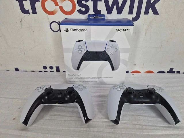 Sony playstation controller - ps5 - wit (3x) - afbeelding 2 van  2