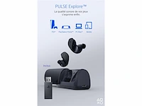 Sony playstation pulse explore draadloze oordopjes midnight zwart - afbeelding 3 van  5