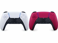Sony ps5 dualsense draadloze controller - wit +- cosmic red - afbeelding 1 van  2