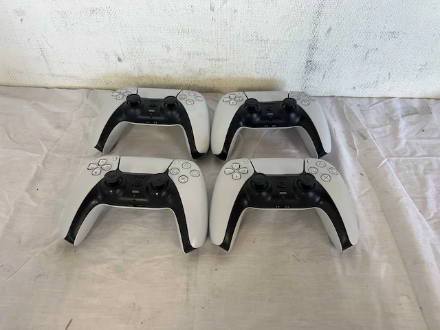 Sony ps5 dualsense draadloze controller - wit (4x) - afbeelding 2 van  2