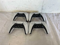 Sony ps5 dualsense draadloze controller - wit (4x) - afbeelding 2 van  2