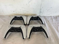 Sony ps5 dualsense draadloze controller - wit (4x) - afbeelding 2 van  2