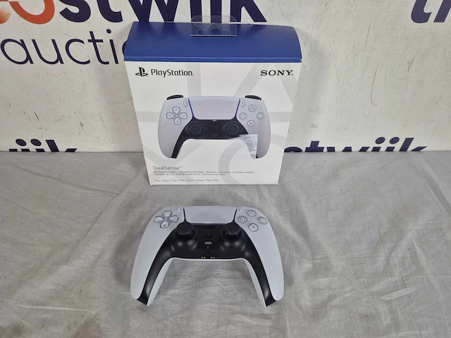 Sony ps5 dualsense draadloze controller - wit - afbeelding 2 van  2