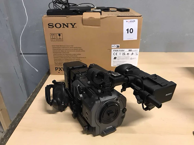 Sony pxw-fx9v videocamera - afbeelding 3 van  18