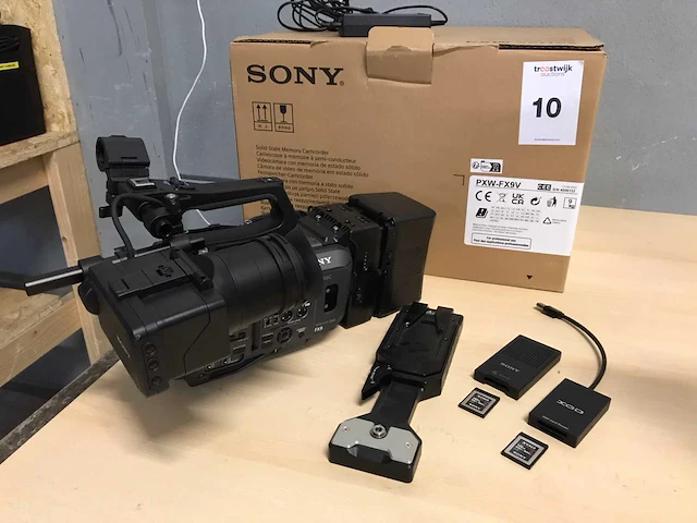 Sony pxw-fx9v videocamera - afbeelding 12 van  18