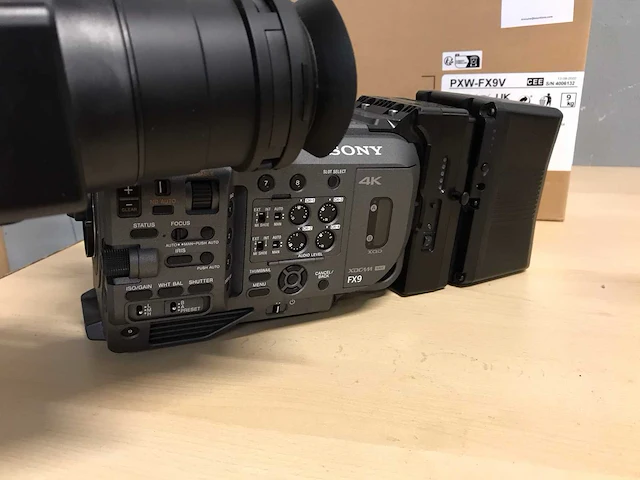 Sony pxw-fx9v videocamera - afbeelding 14 van  18