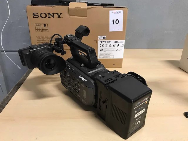 Sony pxw-fx9v videocamera - afbeelding 15 van  18