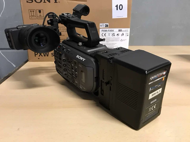 Sony pxw-fx9v videocamera - afbeelding 16 van  18