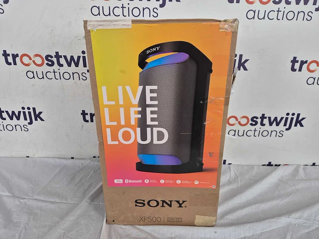 Sony srs-xp500 - bluetooth partybox - zwart - afbeelding 2 van  2