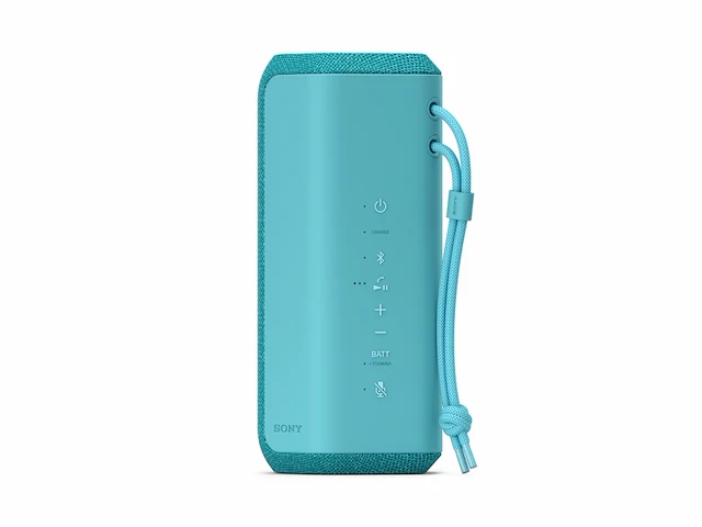 Sony srsxe200 draagbare draadloze bluetooth speaker waterdicht blauw - afbeelding 2 van  3
