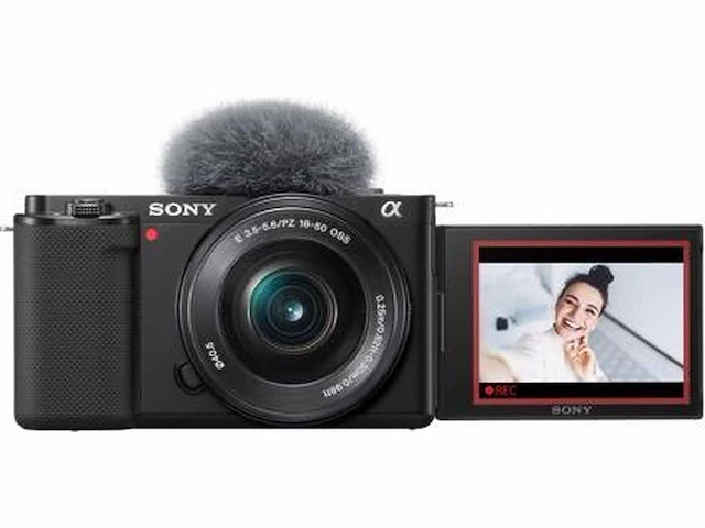 Sony vlogcamera zve-10 + 16-50 mm - afbeelding 1 van  9