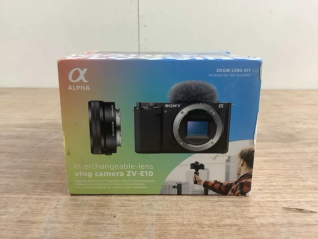 Sony vlogcamera zve-10 + 16-50 mm - afbeelding 2 van  9
