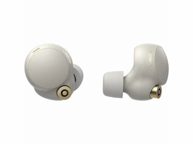 Sony wf-1000xm4 volledig draadloze oordopjes met noise cancelling zilver - afbeelding 4 van  5