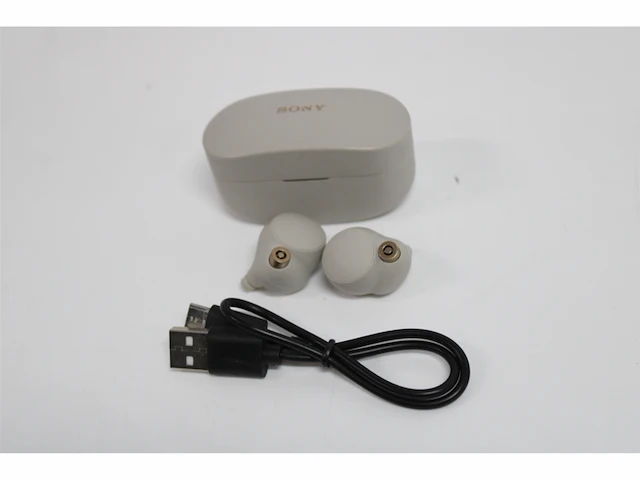 Sony wf-1000xm4 volledig draadloze oordopjes met noise cancelling zilver - afbeelding 5 van  5