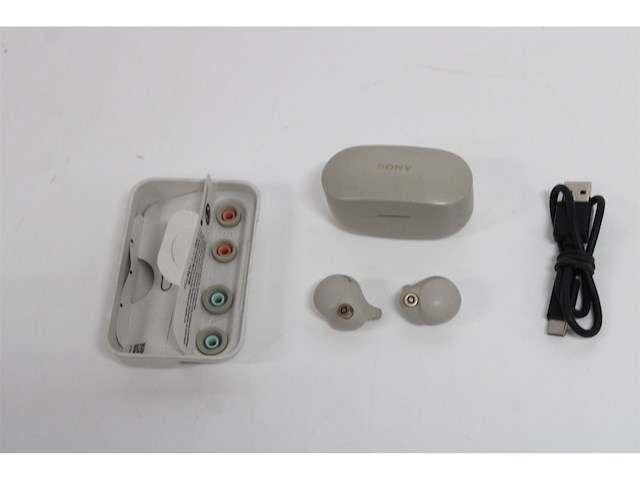 Sony wf-1000xm4 volledig draadloze oordopjes met noise cancelling zilver - afbeelding 5 van  5