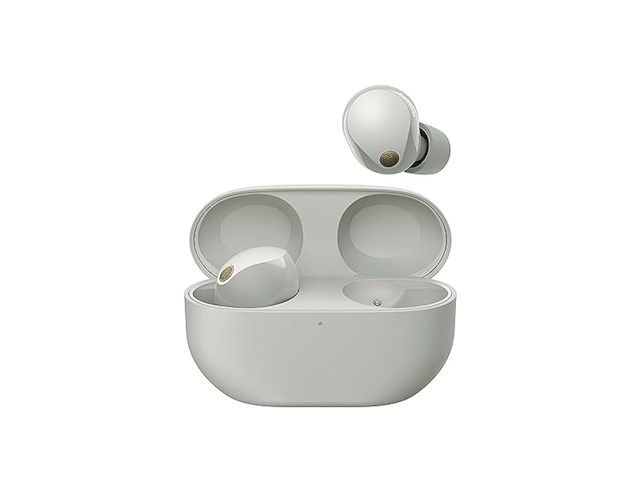 Sony wf-1000xm5 - volledig draadloze oordopjes met noise cancelling zilver - afbeelding 1 van  4