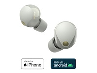 Sony wf-1000xm5 - volledig draadloze oordopjes met noise cancelling zilver - afbeelding 2 van  4