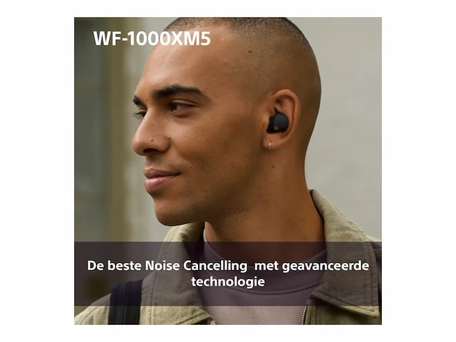 Sony wf-1000xm5 in ear headset bluetooth stereo high-resolution audio, noise cancelling zwart - afbeelding 2 van  5