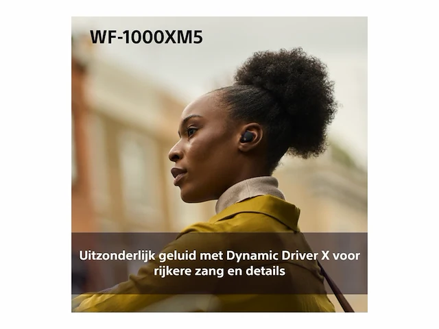 Sony wf-1000xm5 in ear headset bluetooth stereo high-resolution audio, noise cancelling zwart - afbeelding 3 van  5