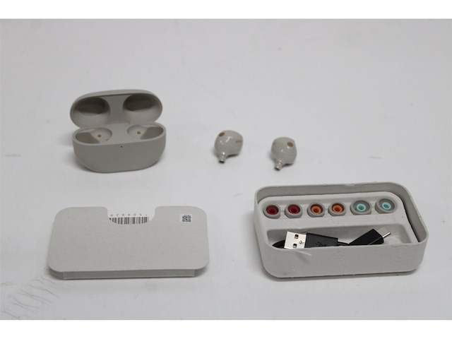 Sony wf-1000xm5 volledig draadloze oordopjes met noise cancelling zilver - afbeelding 3 van  3