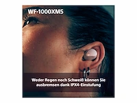 Sony wf1000xm5 volledig draadloze oordopjes met noise cancelling smoky pink / roze - afbeelding 3 van  5