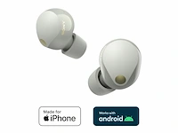 Sony wf1000xm5 volledig draadloze oordopjes met noise cancelling zilver - afbeelding 2 van  3