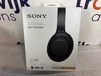Sony wh-1000xm4 - draadloze over-ear koptelefoon met noise cancelling - zwart - afbeelding 2 van  2