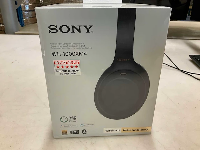 Sony wh-1000xm4 draadloze koptelefoon - afbeelding 1 van  2
