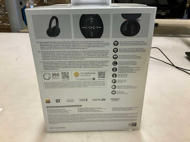 Sony wh-1000xm4 draadloze koptelefoon - afbeelding 2 van  2