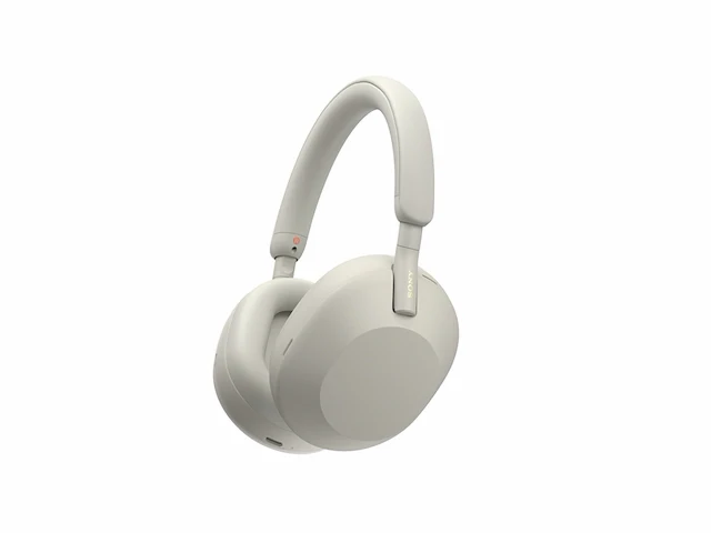 Sony wh-1000xm5 draadloze koptelefoon met noise cancelling zilver - afbeelding 2 van  3
