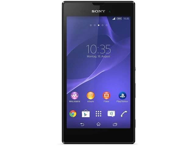 Sony xperia style smartphone 5,3 inch hd triluminos scherm, 1,4 ghz quad-core processor zwart - afbeelding 3 van  3