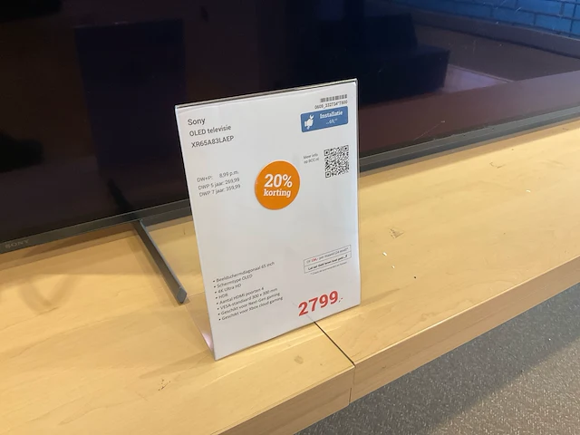 Sony xr65a83laep televisie - afbeelding 3 van  3