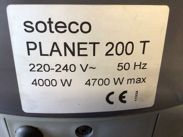 Soteco industriële stofzuiger - afbeelding 3 van  11