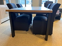 Soto verlengbare eiken eetkamertafel - afbeelding 5 van  11