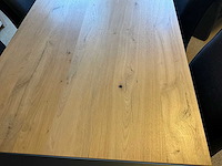 Soto verlengbare eiken eetkamertafel - afbeelding 10 van  11