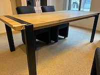Soto verlengbare eiken eetkamertafel - afbeelding 11 van  11