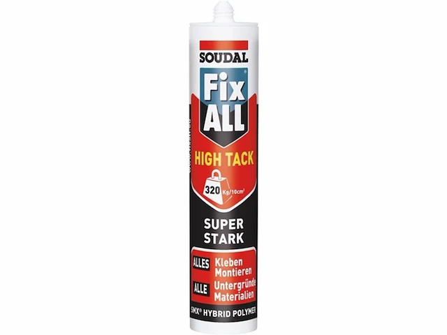 Soudal montagelijm fix all® high tack wit 420 g/290 ml - afbeelding 1 van  2