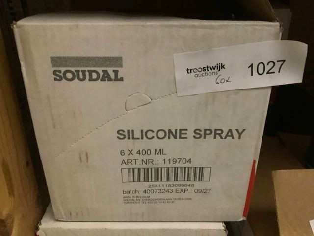 Soudal siliconen spray (60x) - afbeelding 2 van  2