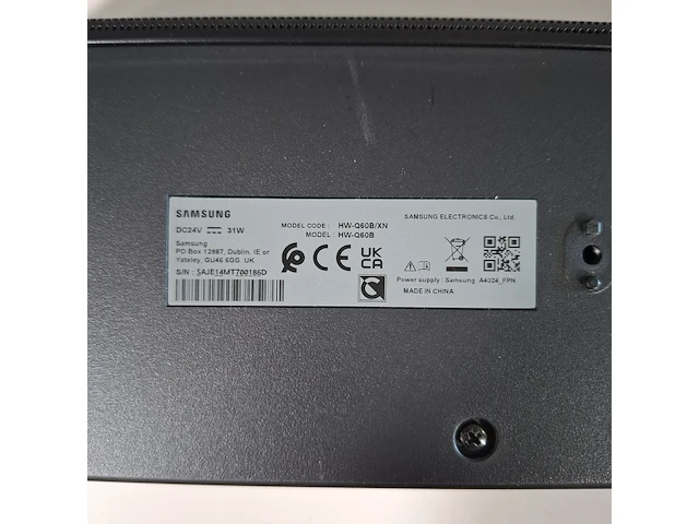 Soundbar, samsung, hw-q60b - afbeelding 2 van  10